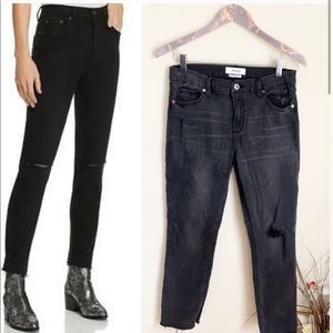 Pistola black ripped jeans